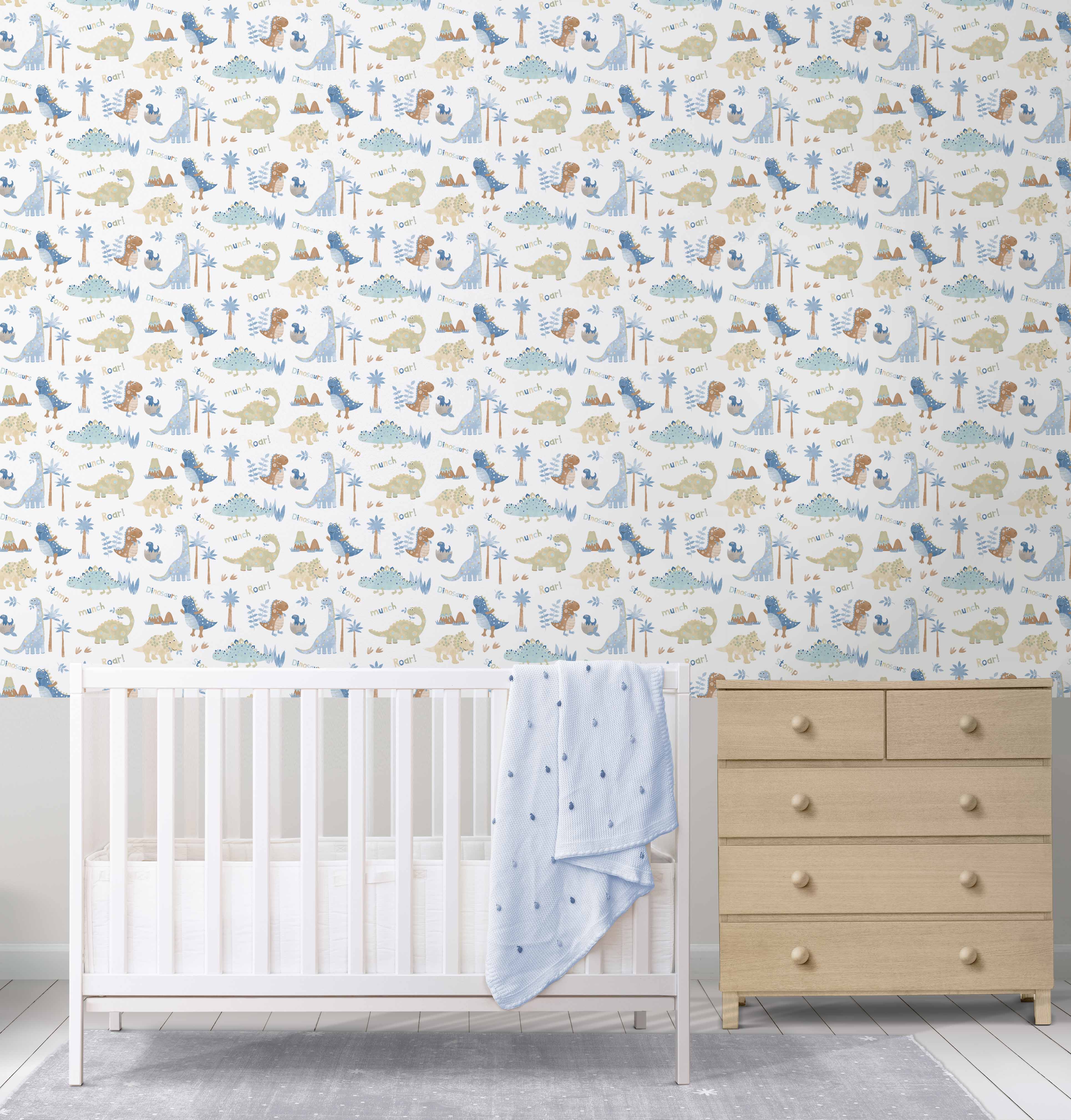 Papel de Parede Dinossauros Infantil