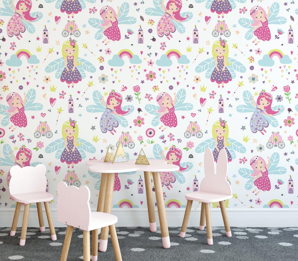 Papel De Parede fadinhas encantadas