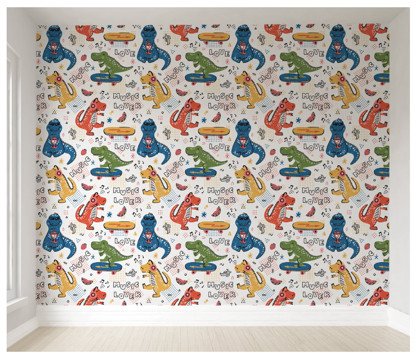 Papel de Parede Infantil Dinossauros