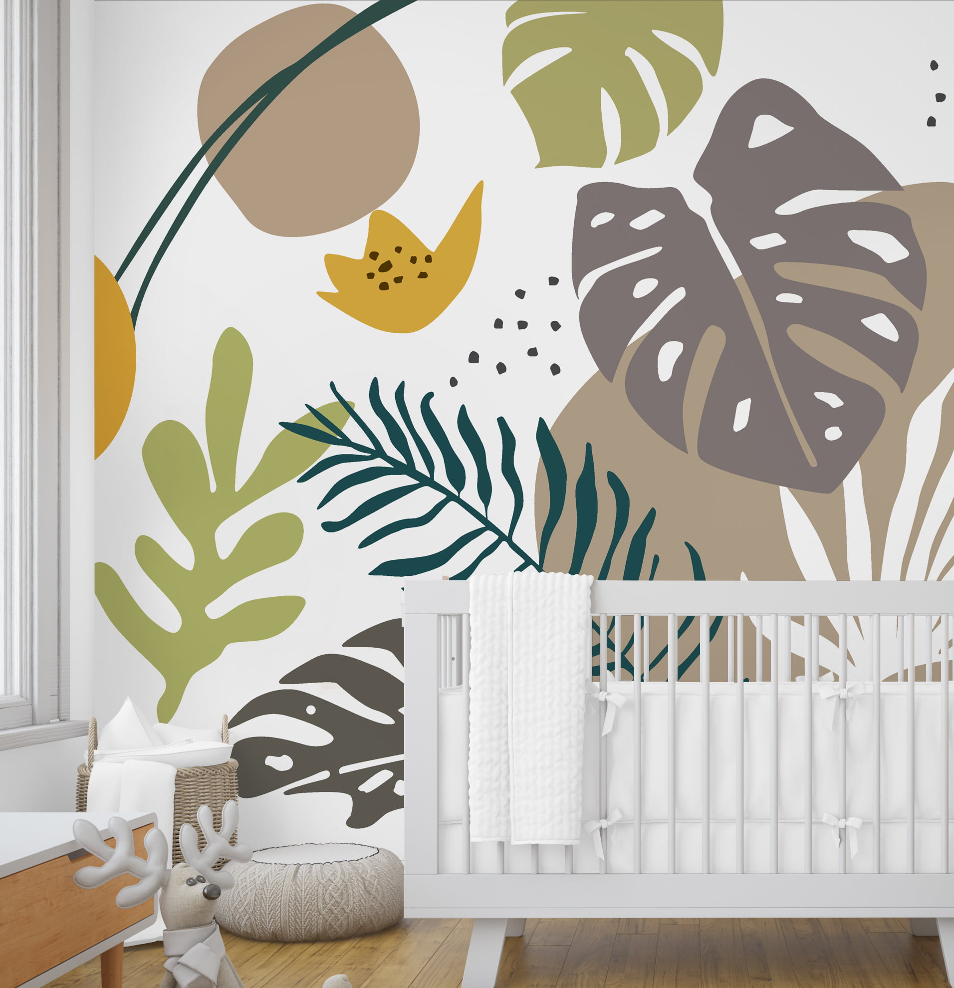 Papel de Parede Infantil Floral
