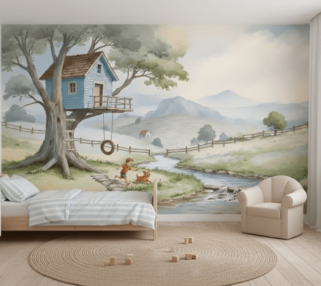 Papel de Parede Casa na Árvore Vr757