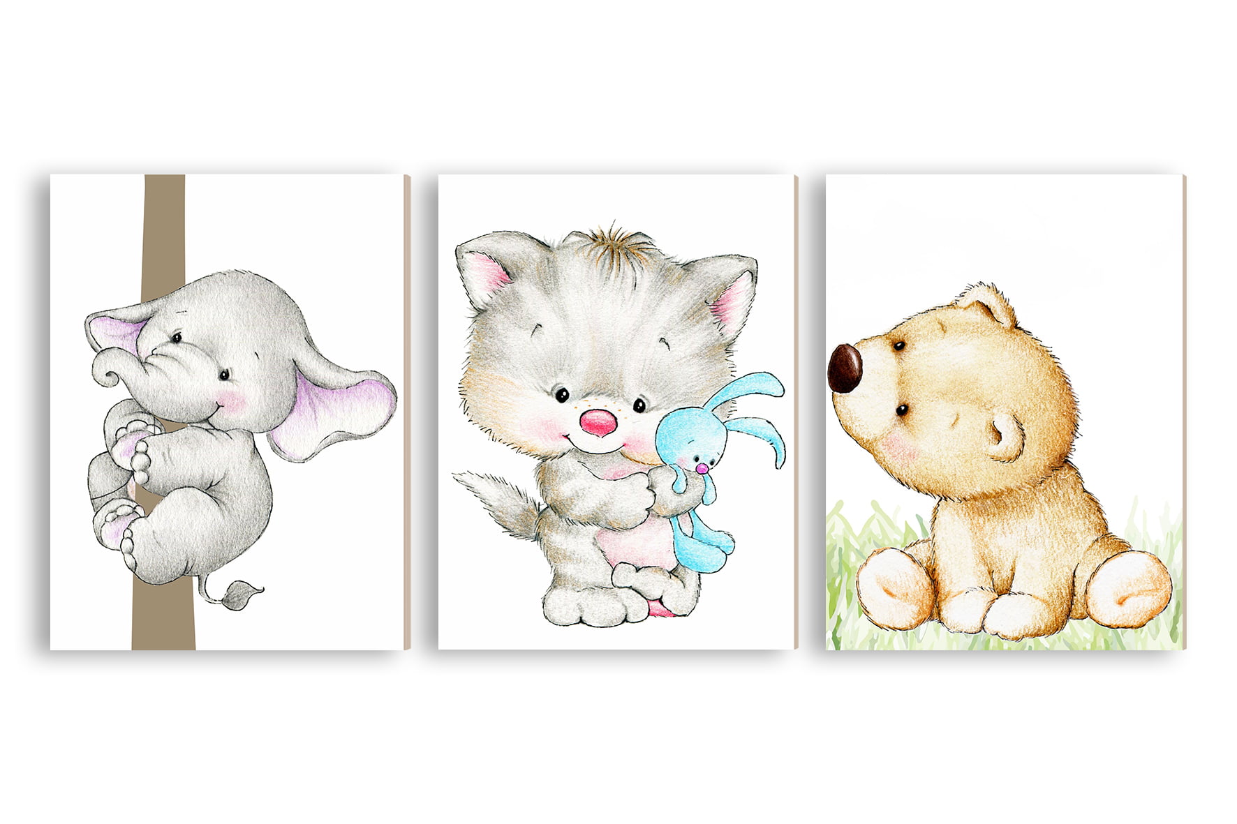 Placas Decorativas Animais Jardim Encantado - PC52