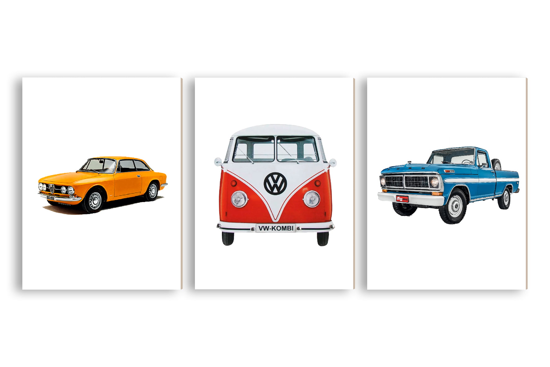 Placas Decorativas Carros Vintage - PC68