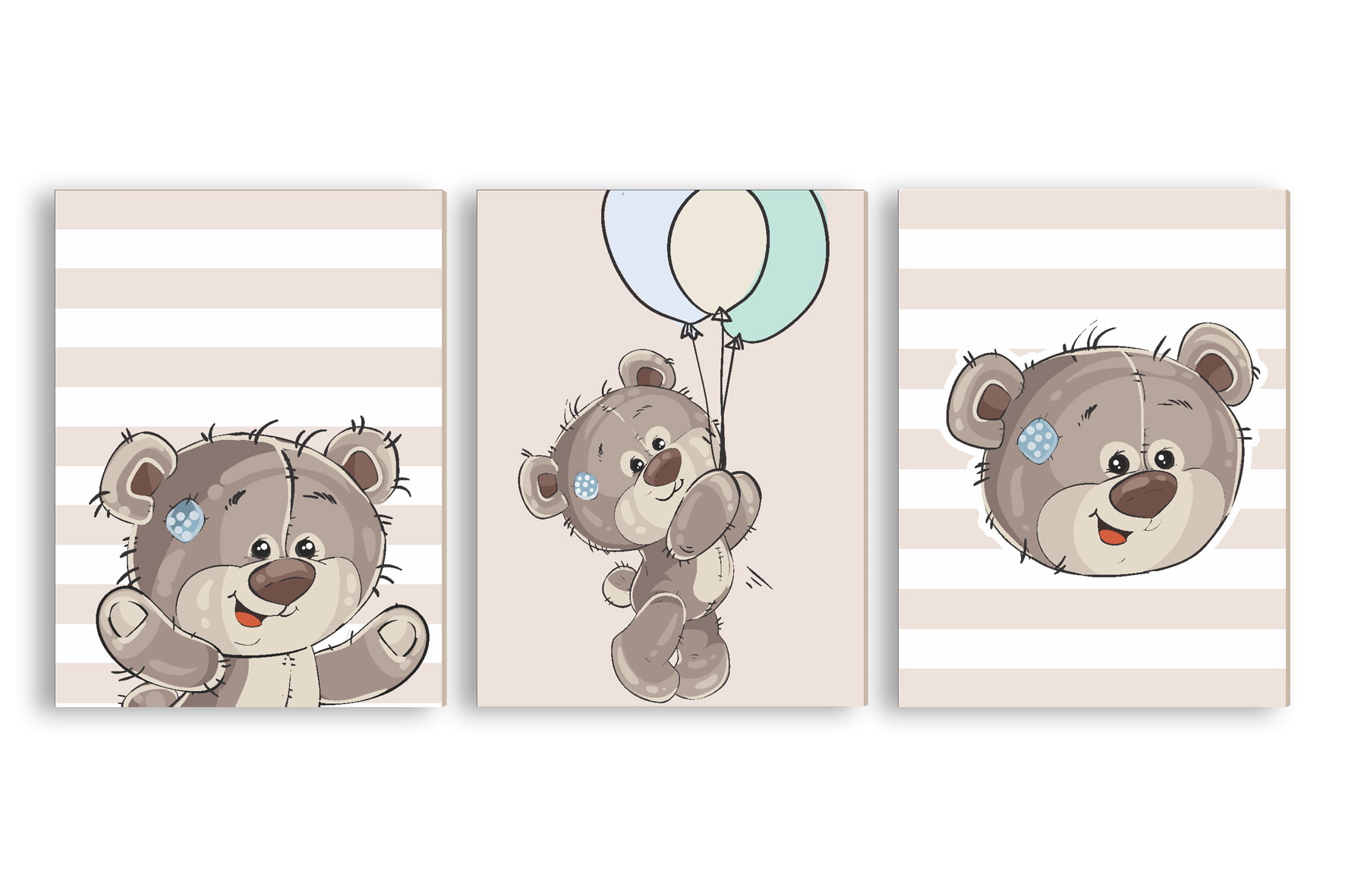 Placas Decorativas Ursinha Baloeira - PC72