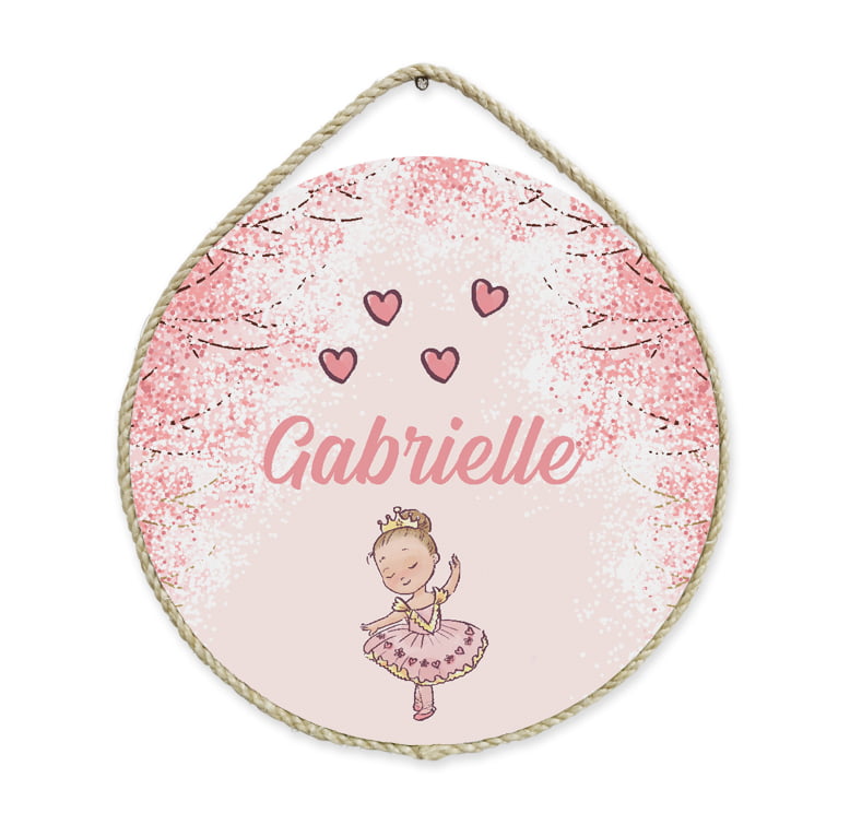 Porta Maternidade bailarina Rosa