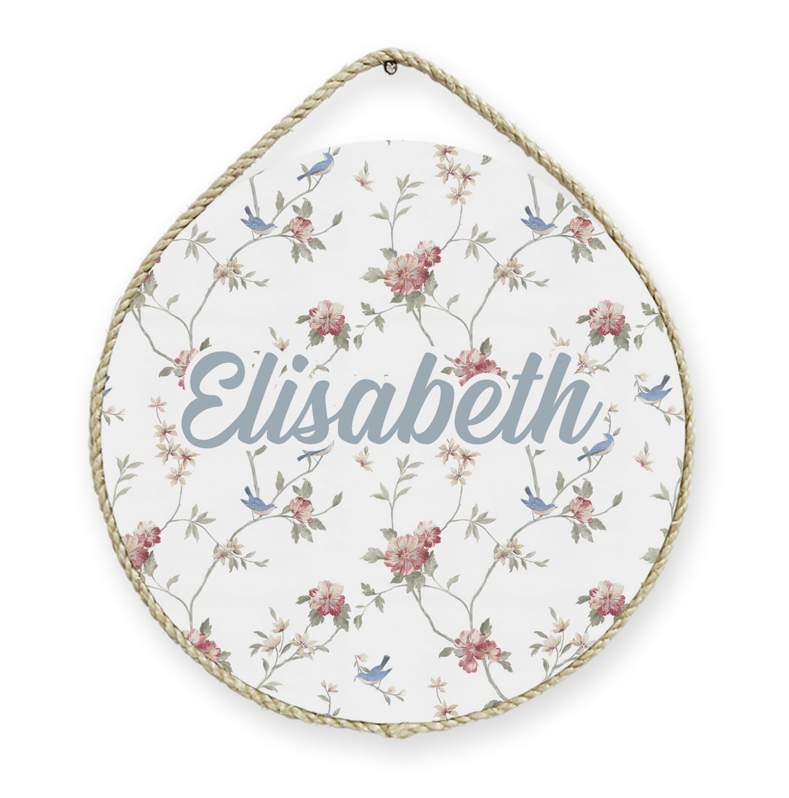 Porta Maternidade Personalizado – Jardim Encantado Floral Infantil - PM116