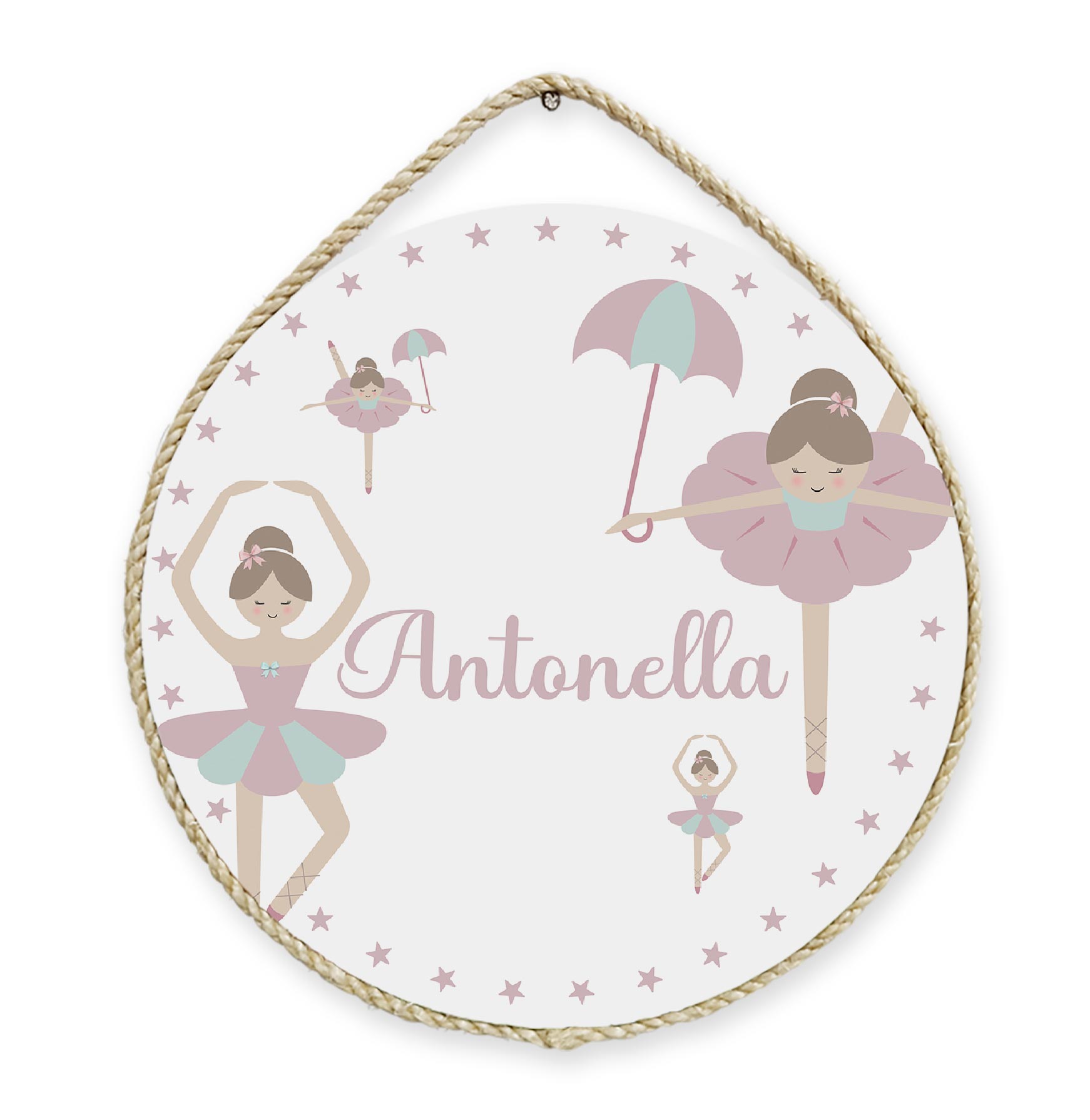 Porta Maternidade Personalizado Infantil Bailarina -PM16