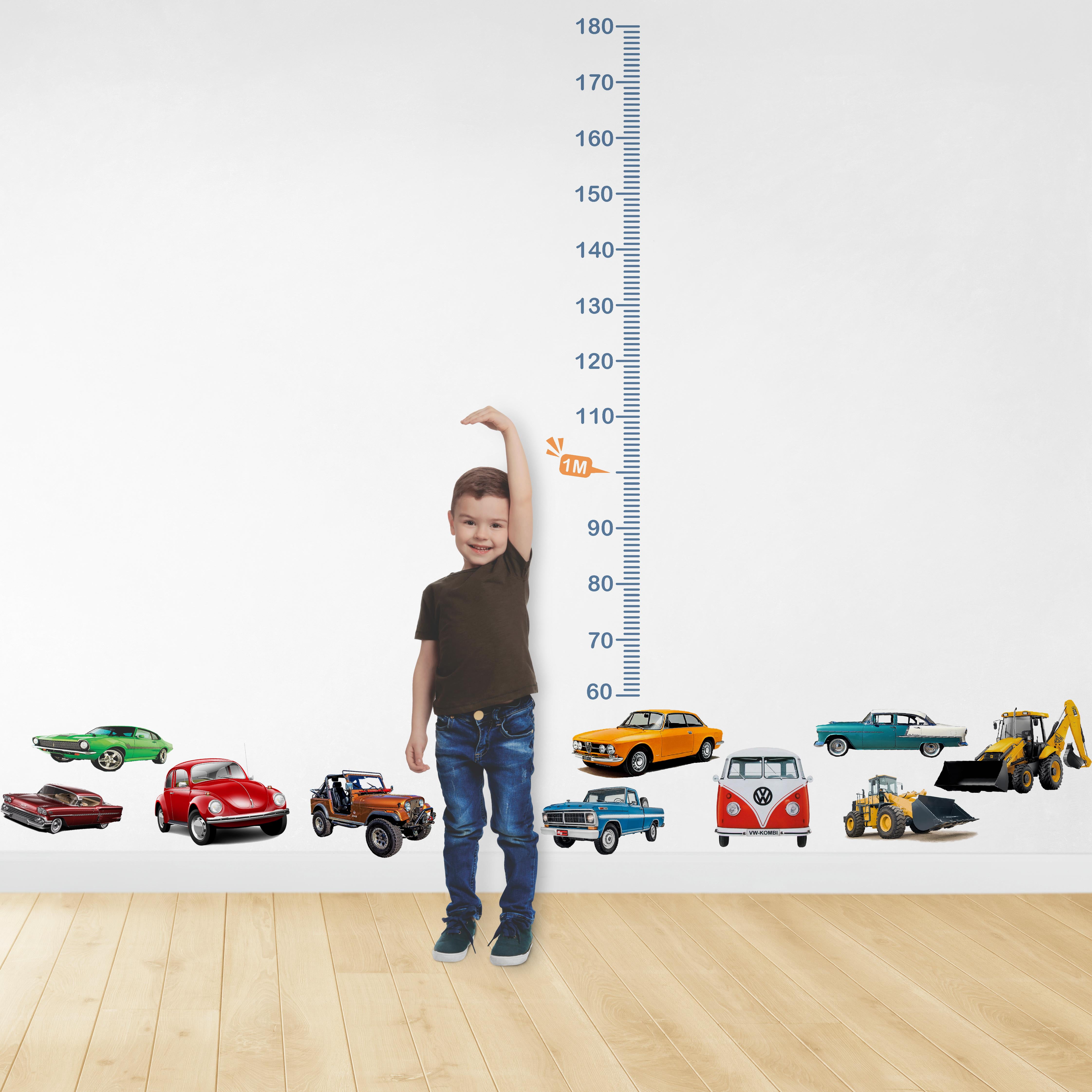 Régua do Crescimento Infantil Carros