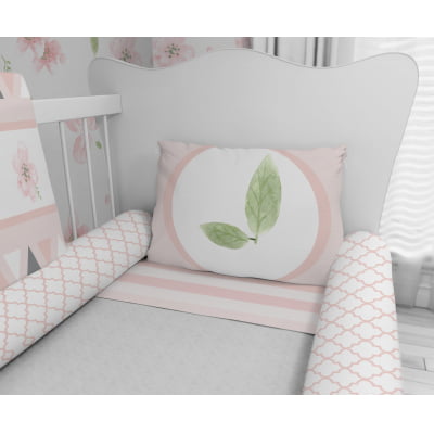 Kit Berço Enxoval de Bebê Floral 