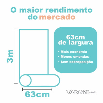 Papel de Parede Corações Infantil Colorido Rolo 3m 