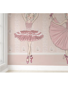 Papel de Parede Infantil Bailarina