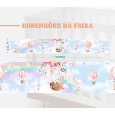 Faixa Decorativa Infantil Bebê Papel de Parede Safári Balões FX25 Papel de parede  infantil, Enxovais para Bebê, Kits Berço, Kit Cama, faixa decorativa, régua do crescimento, quadros decorativos infantil.