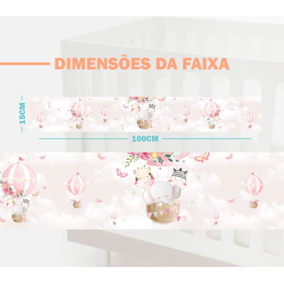 Faixa Decorativa Infantil Bebê Papel de Parede Safári Balões FX25 Papel de parede  infantil, Enxovais para Bebê, Kits Berço, Kit Cama, faixa decorativa, régua do crescimento, quadros decorativos infantil.