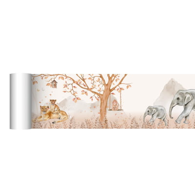 Faixa Decorativa Infantil Bebê Safari animais floresta infantil - FX539