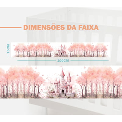 faixa decorativa castelo infantil