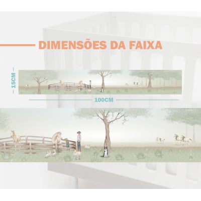 Faixa Decorativa Infantil Fazenda