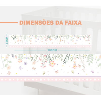 Faixa Decorativa Infantil Jardim Encantado