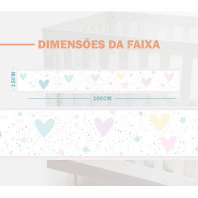 Faixa Decorativa Corações 