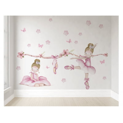 Papel de Parede Infantil Bailarinas - VR456