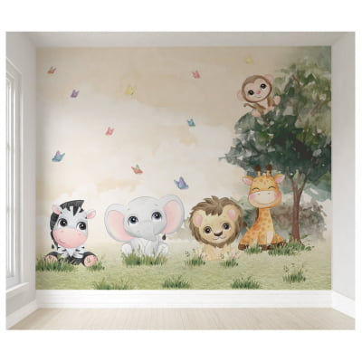 Papel de Parede Infantil Safari Baby - VR428