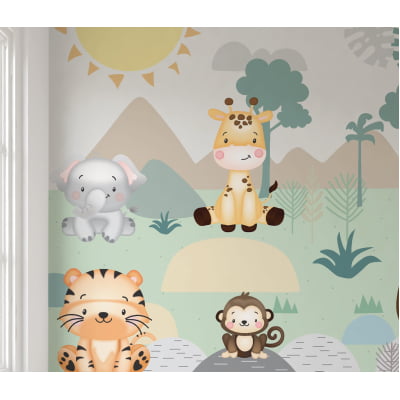 Papel de Parede Infantil Safari - VR221 