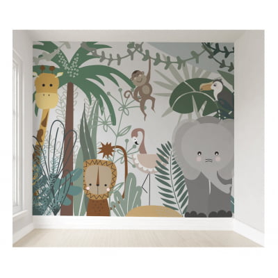 Papel de Parede Infantil Safari - VR389