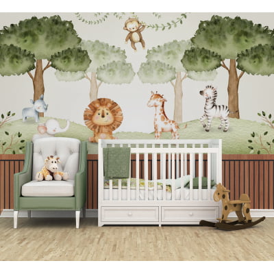 Papel de Parede Infantil Safari - VR479