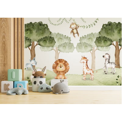 Papel de Parede Infantil Safari - VR479