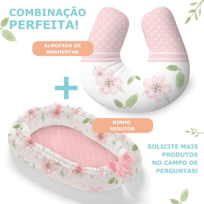 Kit Berço Enxoval de Bebê Floral 