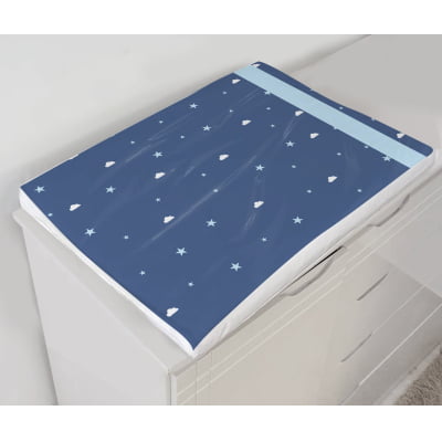 Kit Berço Enxoval de Bebê Estrelas Azul Céu Menino KT664 Papel de parede  infantil, Enxovais para Bebê, Kits Berço, Kit Cama, faixa decorativa, régua do crescimento, quadros decorativos infantil.