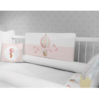 Kit Berço Enxoval de Bebê Elefantes Rosa Menina KT48 Papel de parede  infantil, Enxovais para Bebê, Kits Berço, Kit Cama, faixa decorativa, régua do crescimento, quadros decorativos infantil.