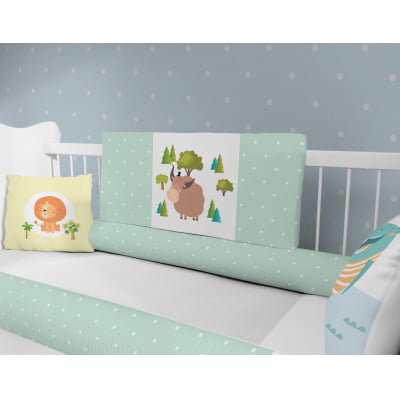 Kit Berço Enxoval de Bebê Safari Mapa Mundi Azul KT49 Papel de parede  infantil, Enxovais para Bebê, Kits Berço, Kit Cama, faixa decorativa, régua do crescimento, quadros decorativos infantil.