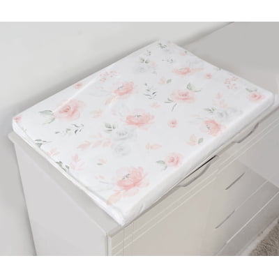 Kit Berço Enxoval de Bebê Flores Rosa Menina KT459 Papel de parede  infantil, Enxovais para Bebê, Kits Berço, Kit Cama, faixa decorativa, régua do crescimento, quadros decorativos infantil.