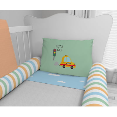 Kit Berço Enxoval de Bebê Carros Menino Azul KT697 Papel de parede  infantil, Enxovais para Bebê, Kits Berço, Kit Cama, faixa decorativa, régua do crescimento, quadros decorativos infantil.