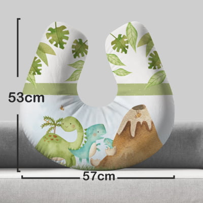 Almofada de Amamentação Travesseiro Dinossauros