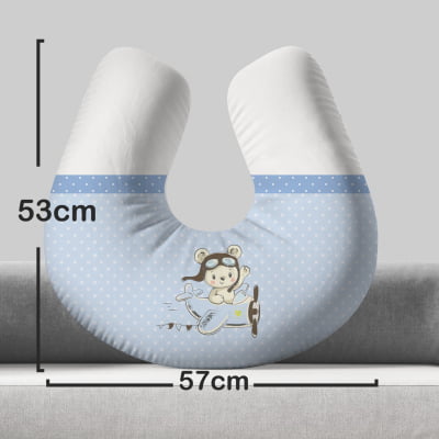 Almofada de Amamentação Travesseiro Ursinho Baloeiro