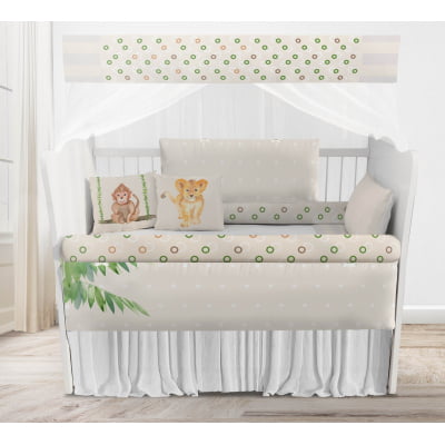 Kit Berço Enxoval de Bebê Safári Aquarelado 23 PÇS - KT50 - Cópia (1)