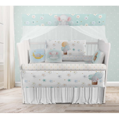 Kit Berço Enxoval de Bebê Safári Baby 23 PÇS - KT23