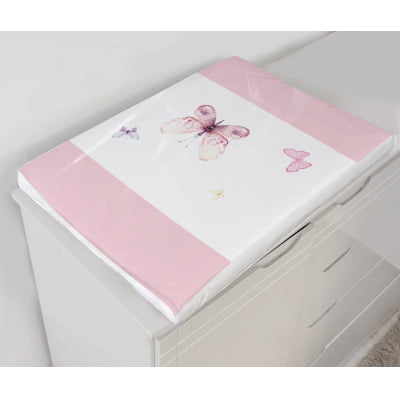 Kit Berço Enxoval de Bebê Floral Borboletas - 23 Peças