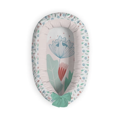 Ninho Redutor Bebê Floral 100% Algodão  Conforto e Delicadeza  -N336