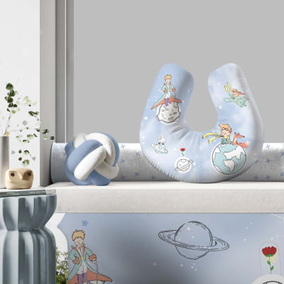 Almofada para Amamentar com Zíper Pequeno Príncipe Azul Am547 Papel de parede  infantil, Enxovais para Bebê, Kits Berço, Kit Cama, faixa decorativa, régua do crescimento, quadros decorativos infantil.