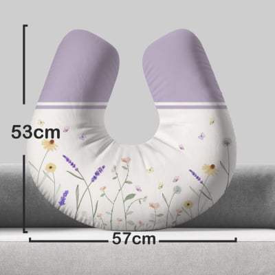 Almofada de Amamentação Travesseiro Jardim Encantado