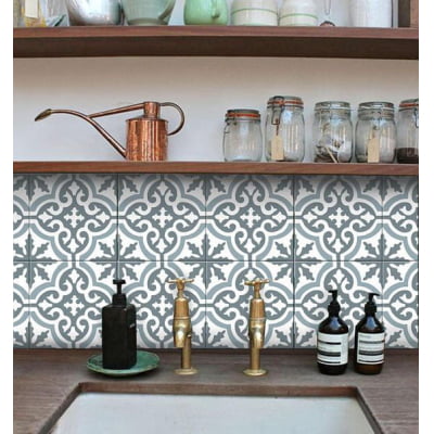 Papel de Parede Geométrico Clássico Cinza Linha Home - VRHOME10