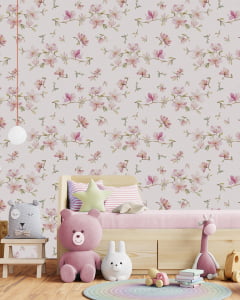 Papel de parede safari infantil para quarto de bebê adesivo