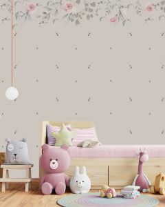 Papel de Parede Infantil Floral - VR276