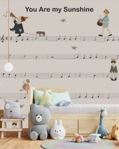 Papel de Parede Infantil Musical - VR237