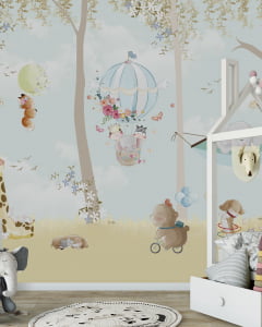 Papel de Parede Infantil Safari Baby - VR23