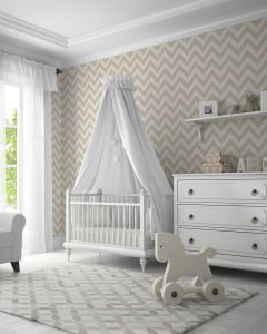 Papel de Parede Infantil Chevron - VR17