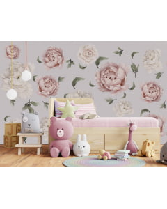 Papel de Parede Infantil Floral - VR275 