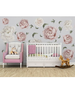 Papel de Parede Infantil Floral